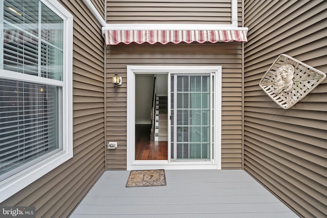 view of entrance to property