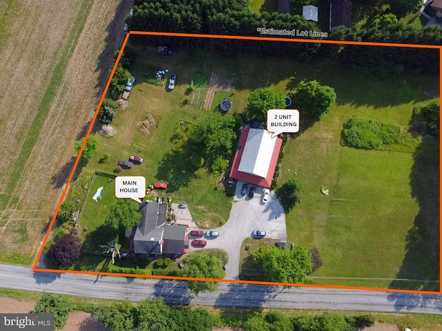 484 Brough Rd, Abbottstown, PA 17301 - aerial view of property's location with property boundaries highlighted
