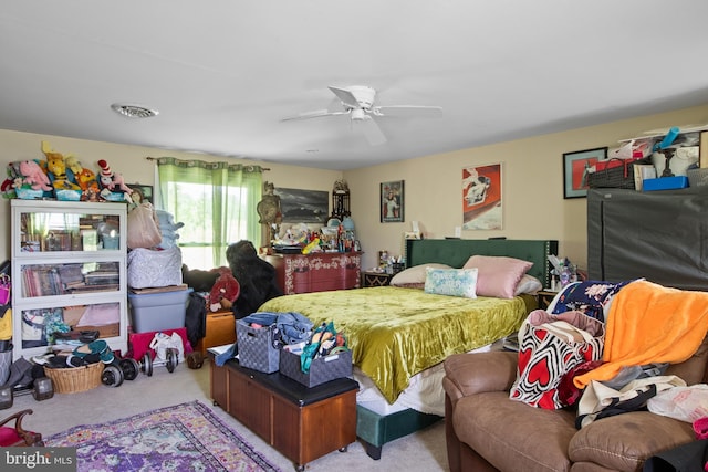 484 Brough Rd, Abbottstown, PA 17301 - carpeted bedroom featuring ceiling fan