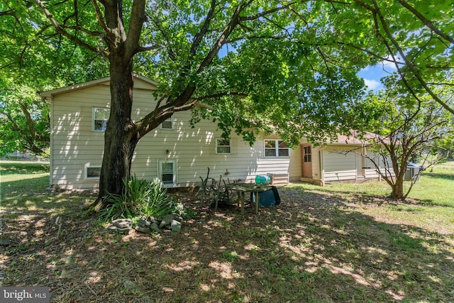 view of back of property