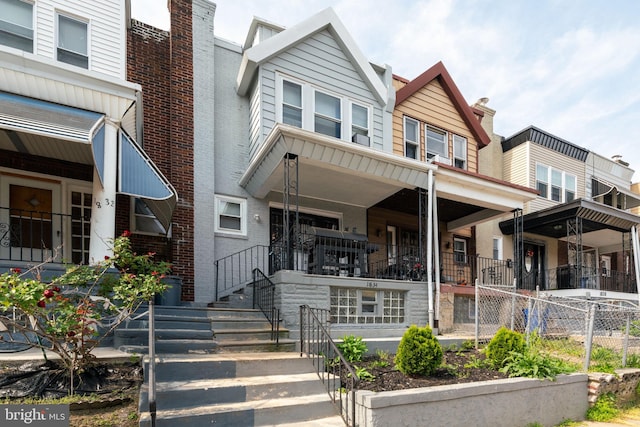 view of townhome / multi-family property