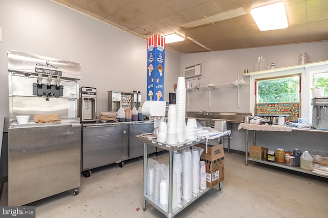 kitchen featuring stainless steel counters