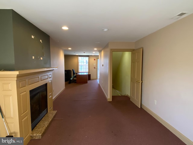 view of unfurnished living room