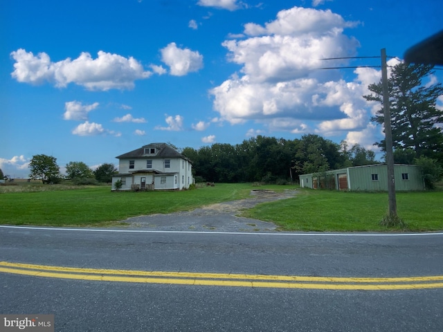 view of road