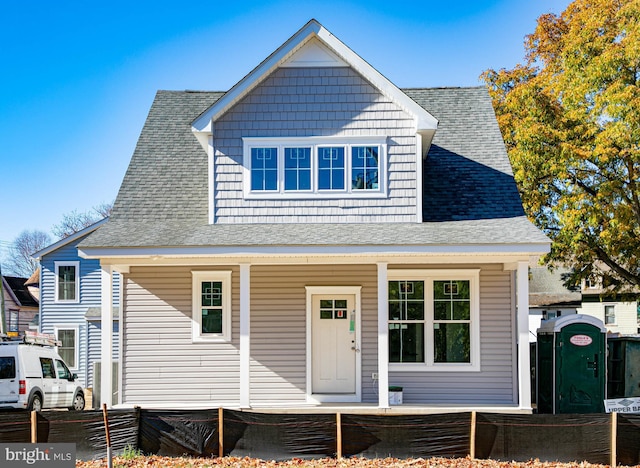 view of front of house featuring a porch