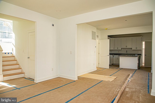 view of unfurnished living room