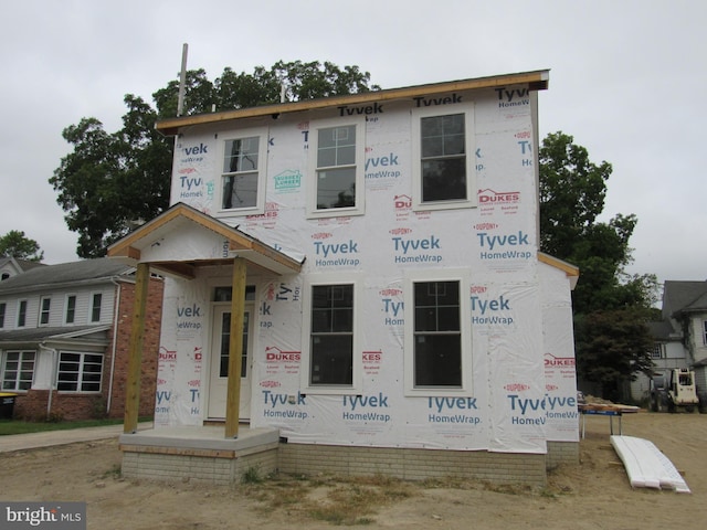 view of property under construction