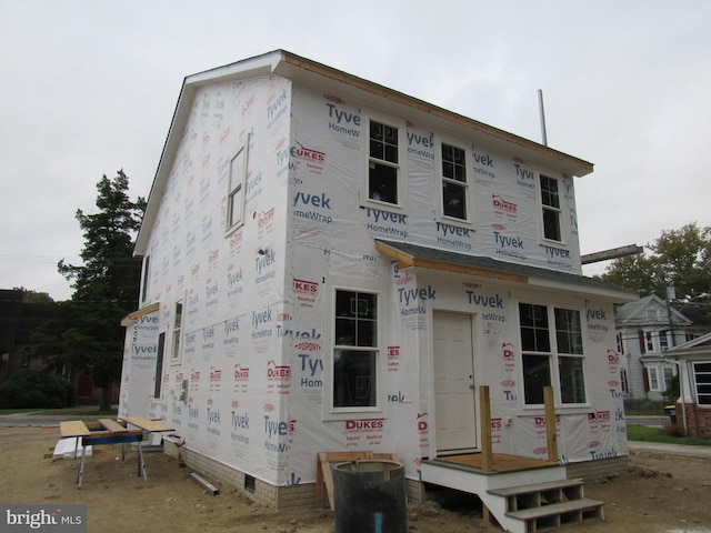 view of property under construction