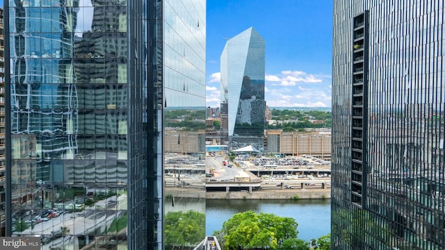 city view featuring a water view