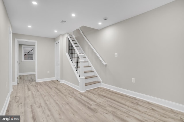 interior space featuring hardwood / wood-style flooring