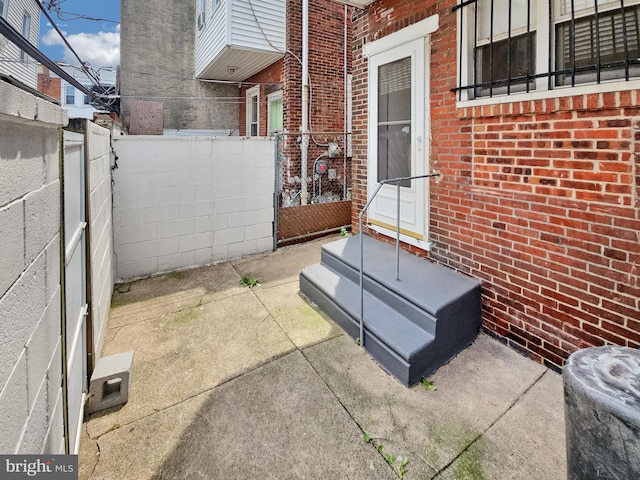 view of patio / terrace featuring a fenced backyard