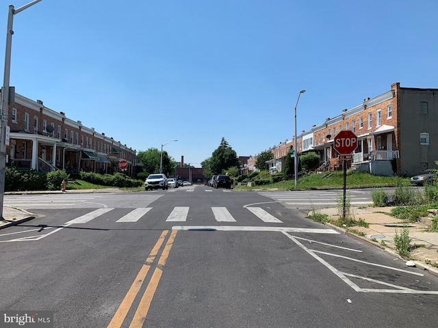 view of road