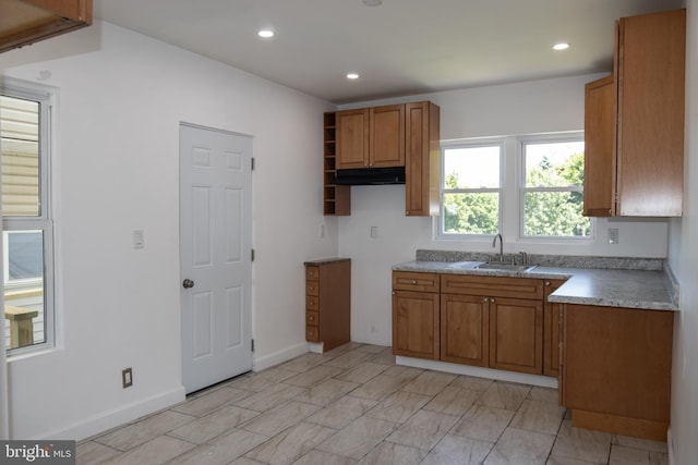 kitchen featuring sink