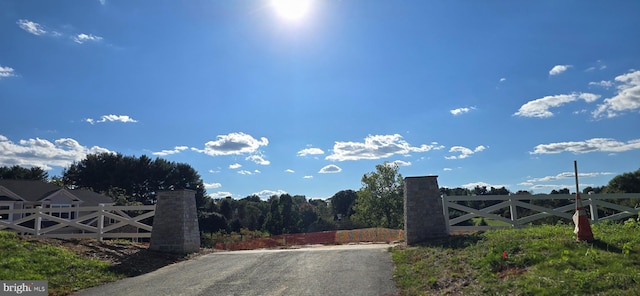 view of road