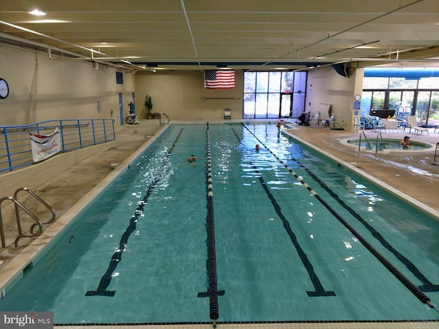 view of pool