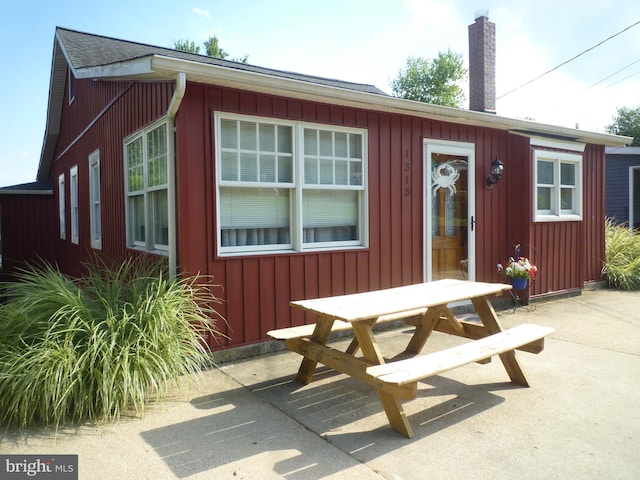 exterior space with a patio