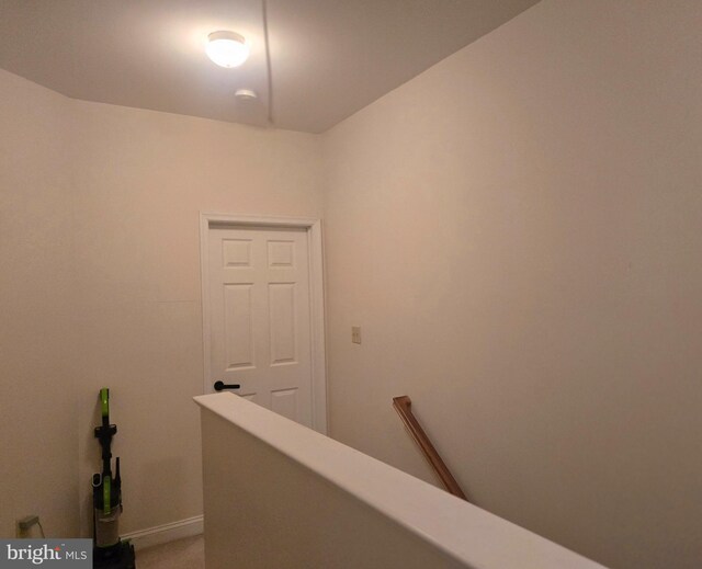 1117 B St, Wilmington, DE 19801 - hall featuring carpet floors and baseboards