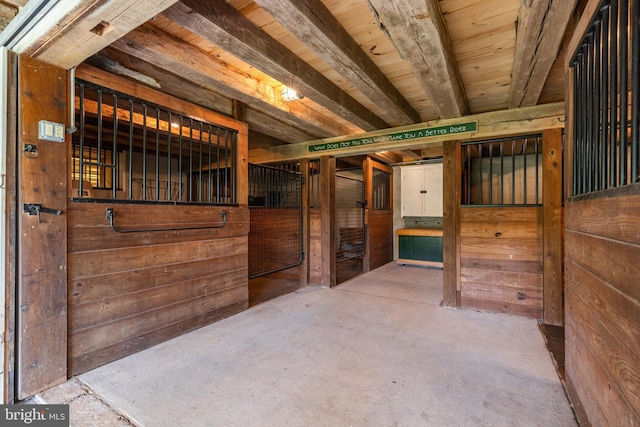 view of stable