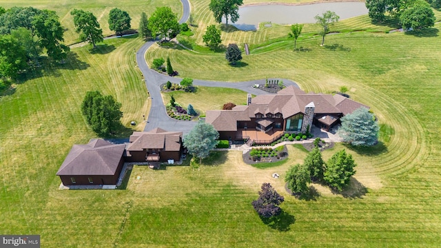 drone / aerial view featuring a rural view