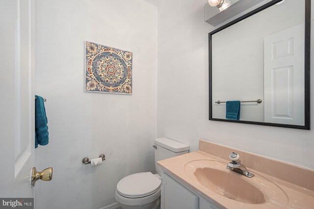 403 O St, Oakland, MD 21550 - half bathroom featuring toilet and vanity