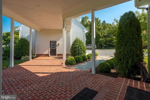 view of patio