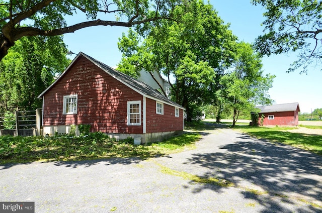 view of side of property