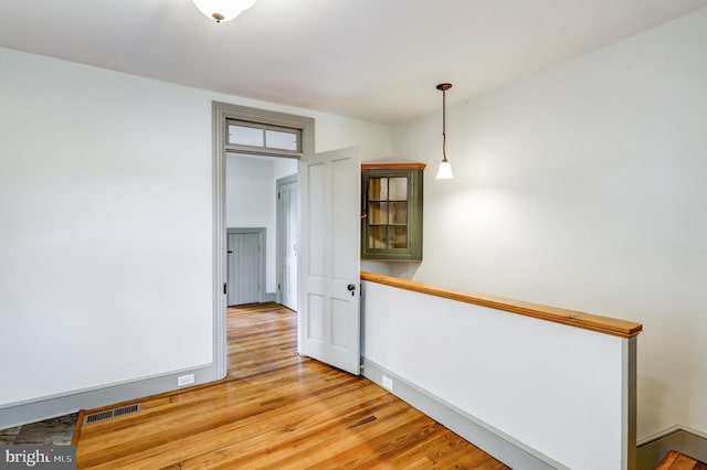 interior space featuring hardwood / wood-style floors