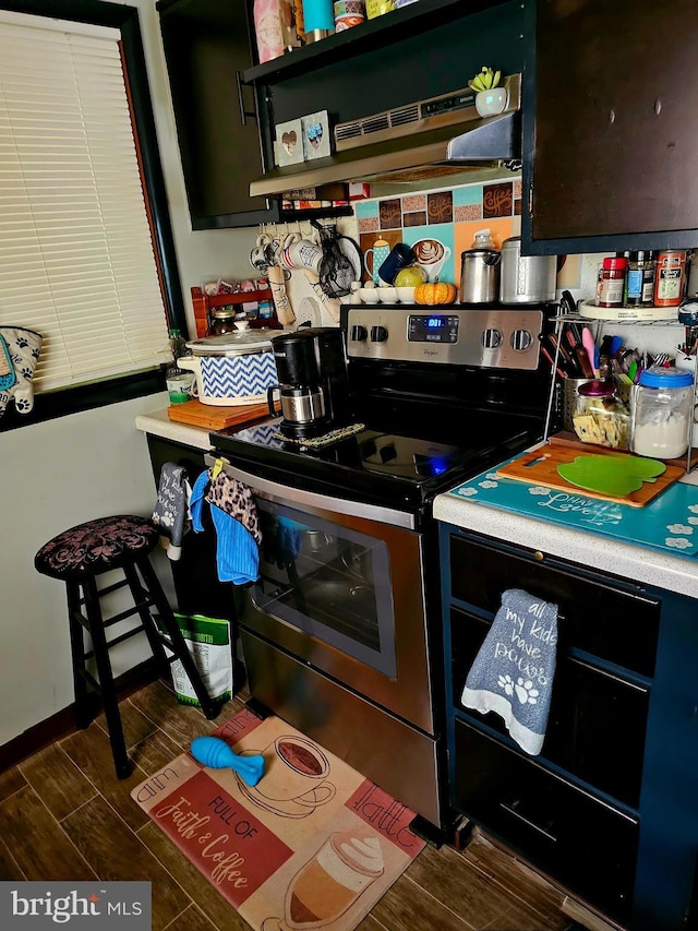 kitchen with electric stove