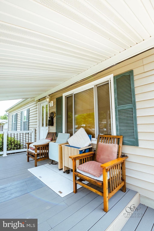 exterior space featuring covered porch