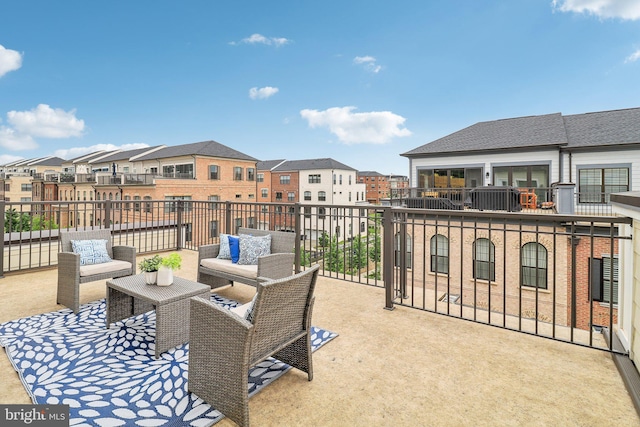 view of patio / terrace with outdoor lounge area