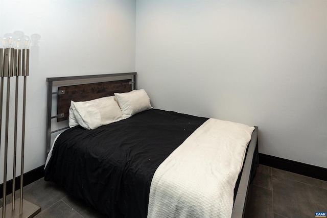 view of tiled bedroom