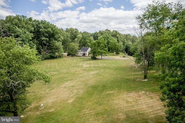 exterior space with a rural view