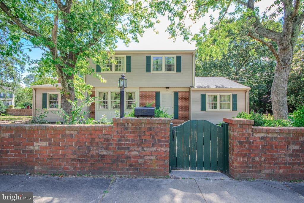 view of front of home