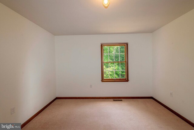 empty room featuring carpet floors