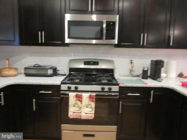 kitchen featuring range with gas stovetop