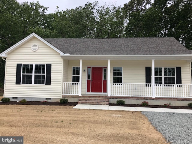 ranch-style house with a front yard