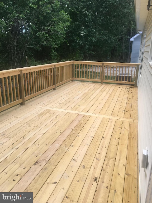 view of deck