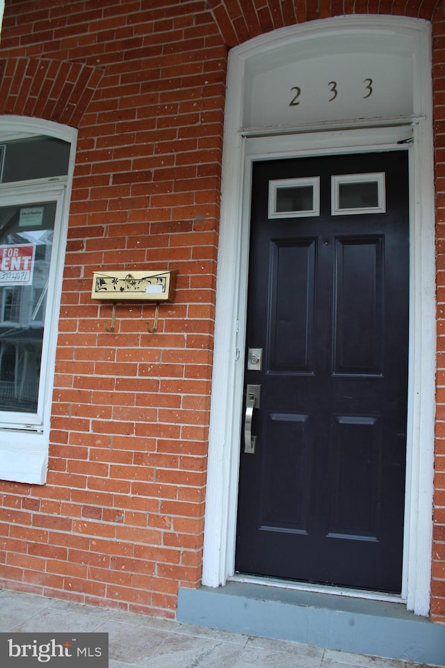 view of entrance to property