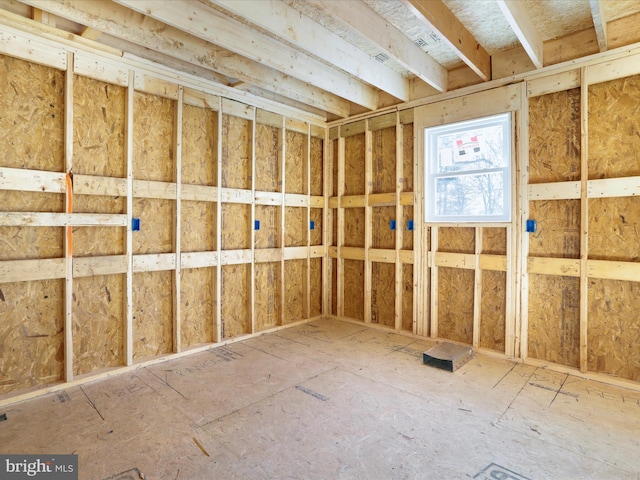 view of storage room