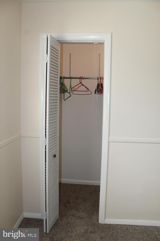 view of closet