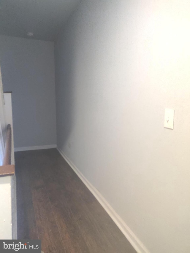 interior space featuring dark hardwood / wood-style flooring