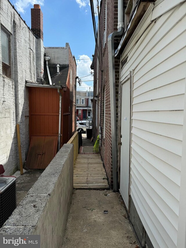 1717 W 4th St, Wilmington, DE 19805 - view of side of property with central AC