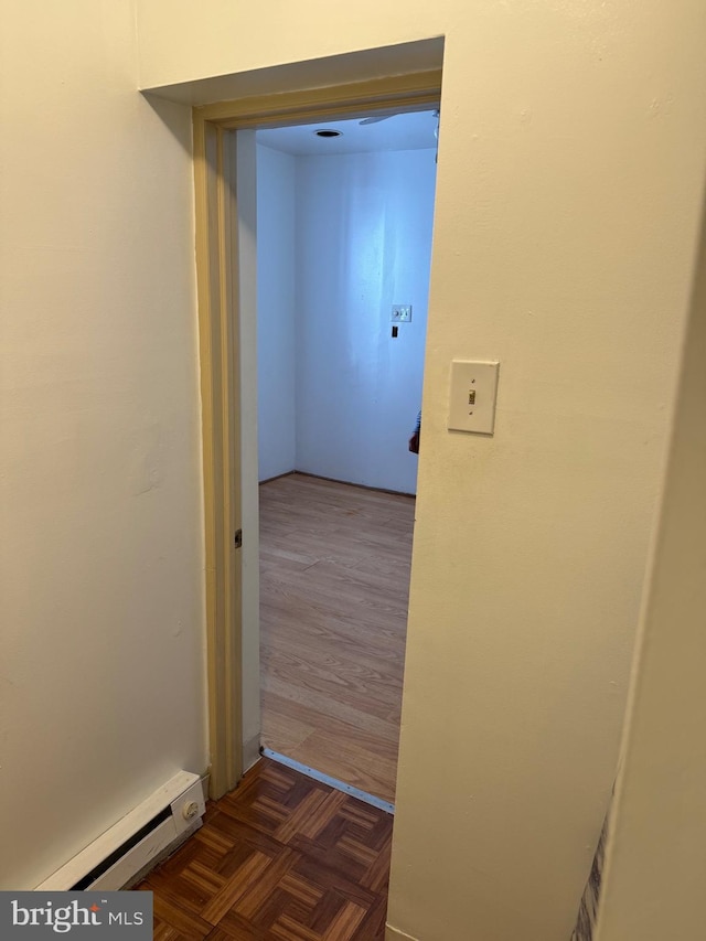 1717 W 4th St, Wilmington, DE 19805 - corridor with baseboard heating