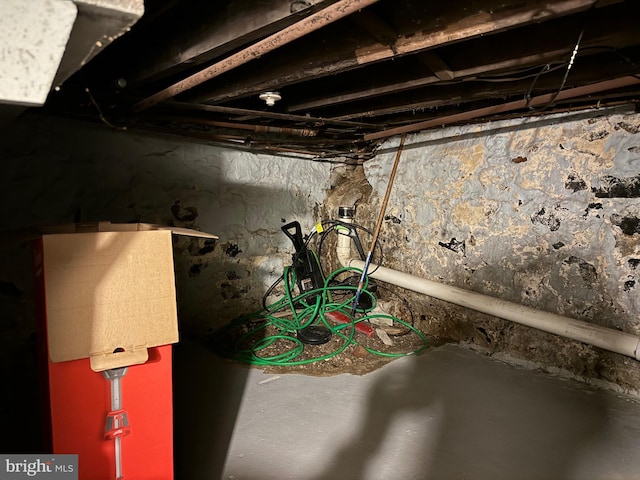 1717 W 4th St, Wilmington, DE 19805 - view of unfinished basement