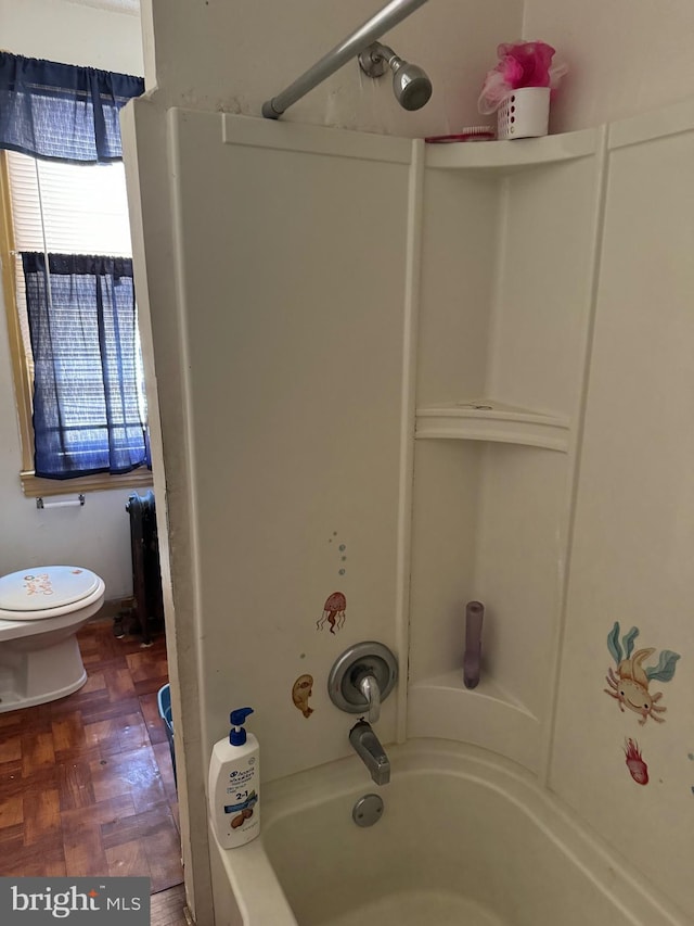 1717 W 4th St, Wilmington, DE 19805 - full bathroom featuring shower / bath combination and toilet