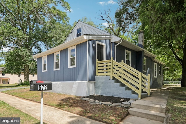 view of front of home