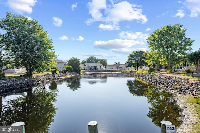 property view of water