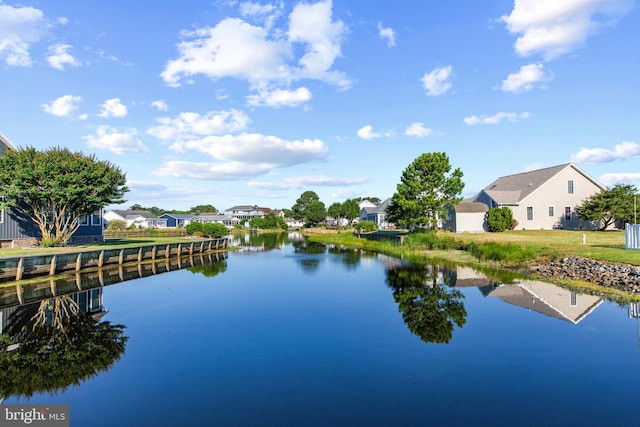 property view of water