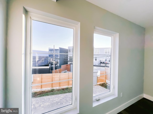 doorway to outside with a wealth of natural light