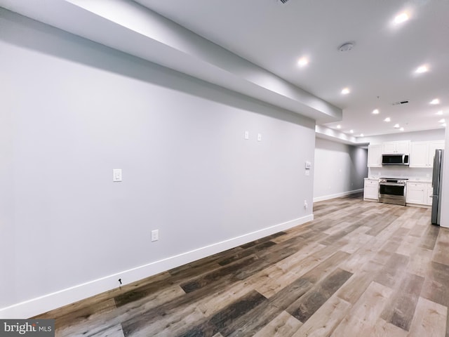 interior space with light wood-type flooring